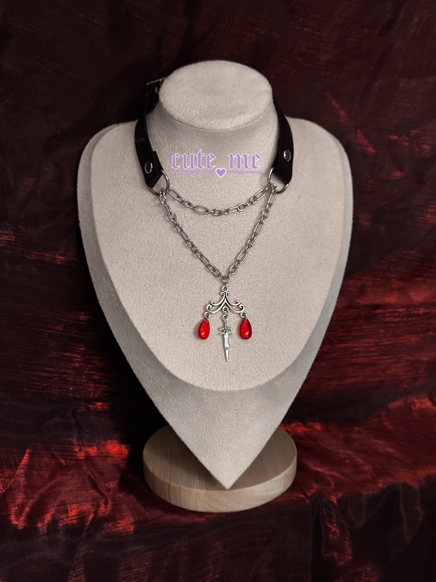 Choker RUBYDROP