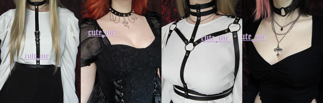 Choker, harness a náhrdelník: tři kousky, které spolu tvoří skvělý celek. Vyhraj si se stylingem doplňků.
