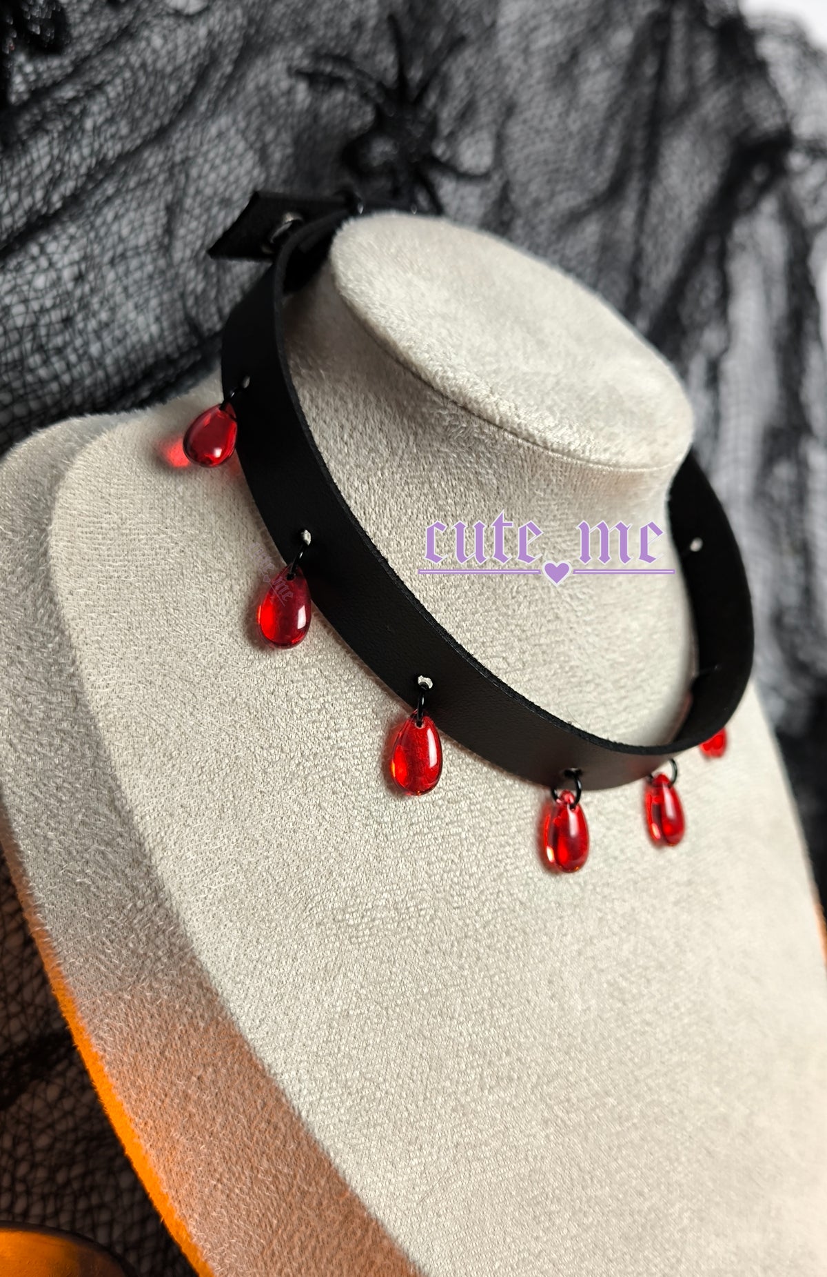 Choker RED DROPS