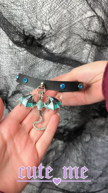 Choker BLUE DRAGON