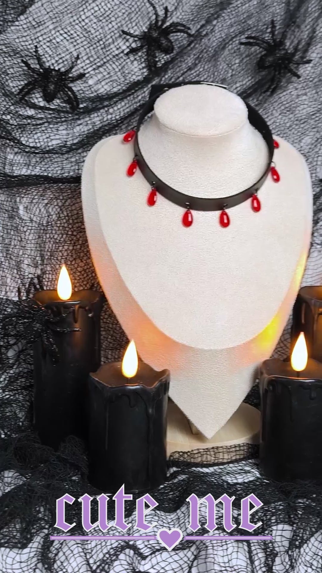 Choker RED DROPS