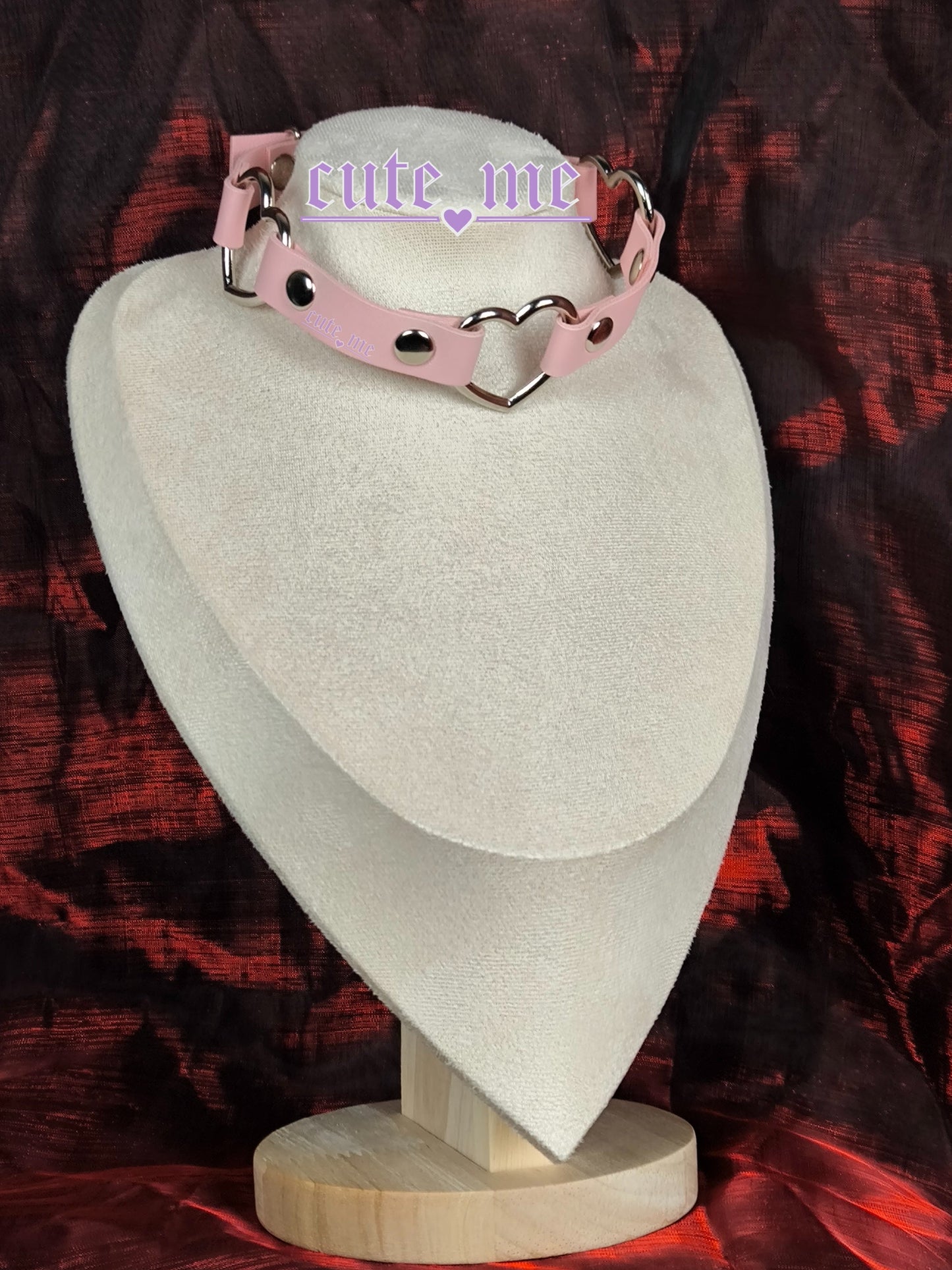 Choker PINK HEARTS